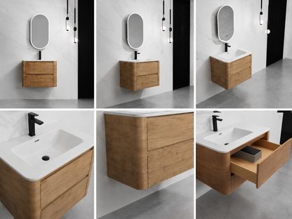 BROOKLYN Wall Hung Plywood VANITY 750MM