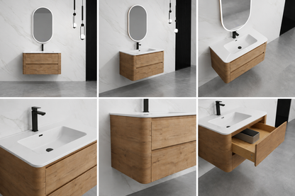 BROOKLYN Wall Hung Plywood VANITY 900MM