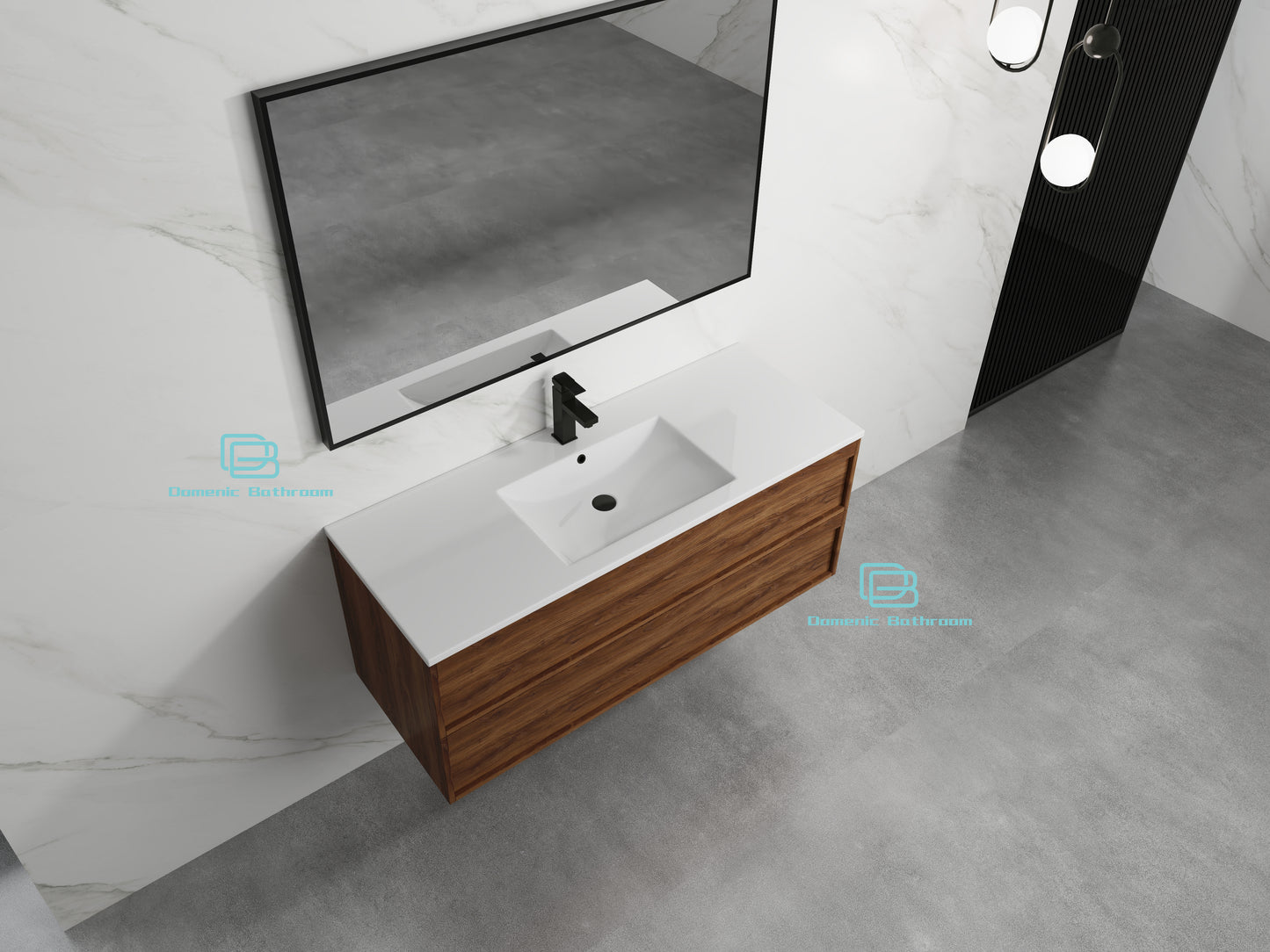 CAITLYN Wall Hung Plywood VANITY 1200MM SINGLE BASIN