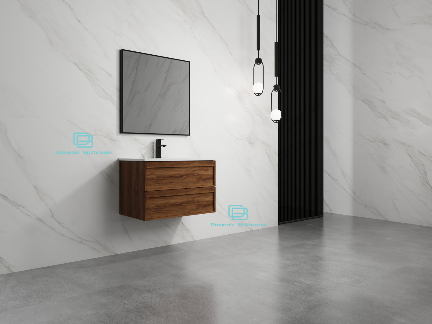 CAITLYN Wall Hung Plywood VANITY 750MM