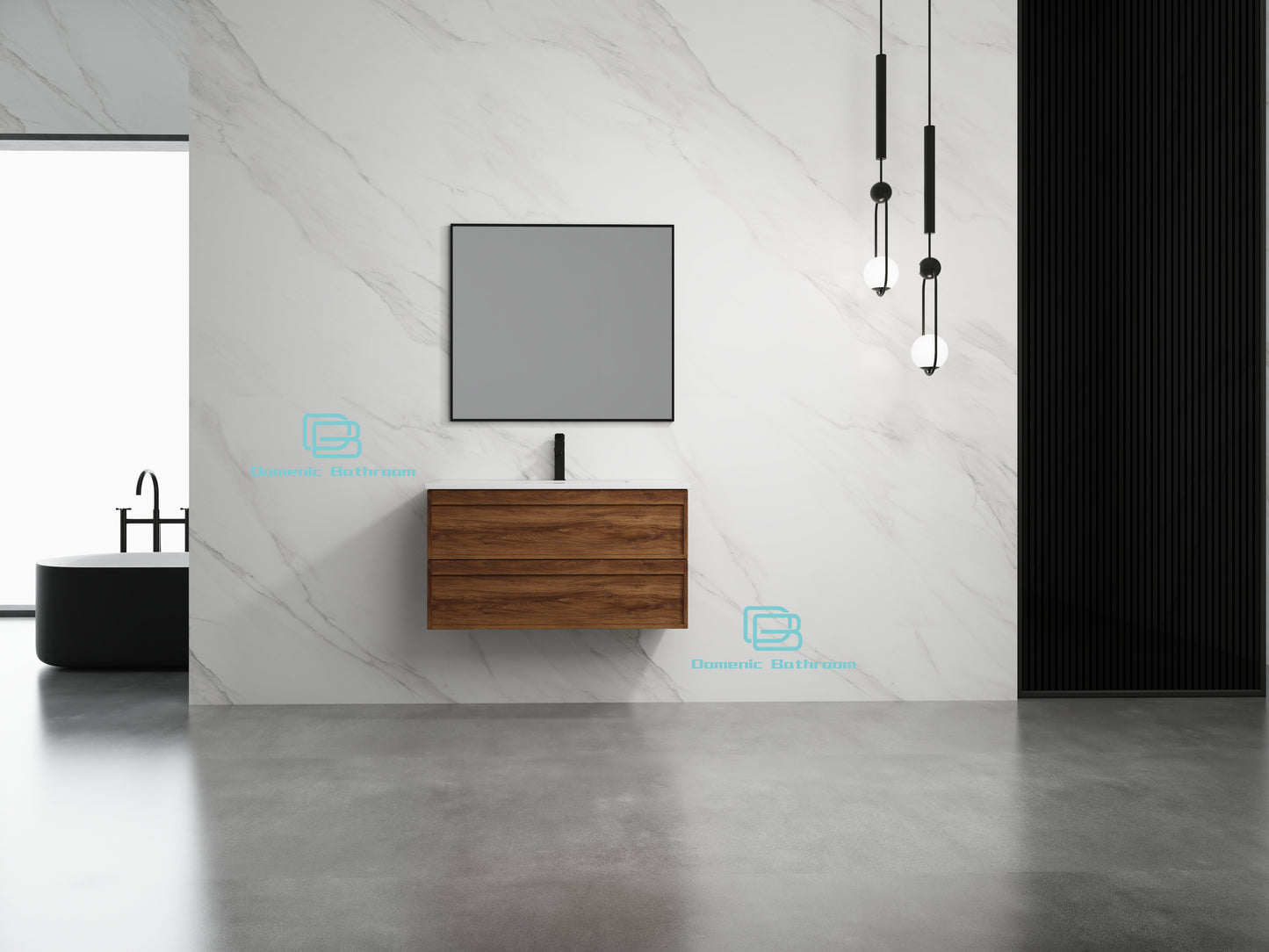 CAITLYN Wall Hung Plywood VANITY 900MM