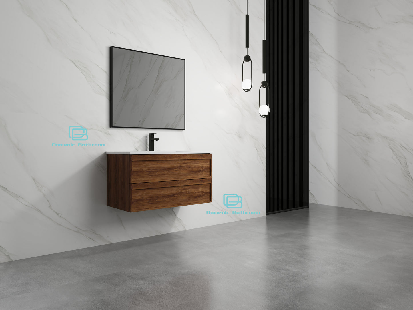 CAITLYN Wall Hung Plywood VANITY 900MM