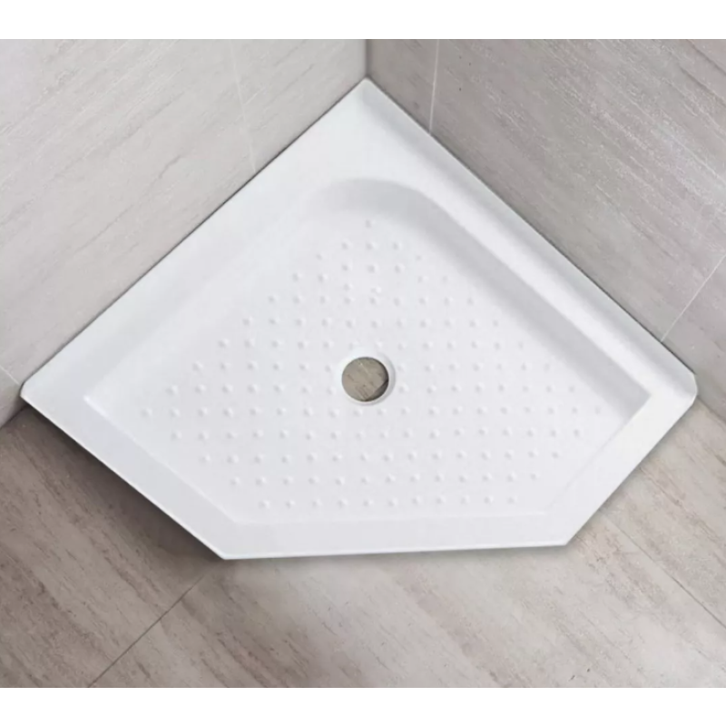 Shower Tray Diamond Shape Center/Corner Waste