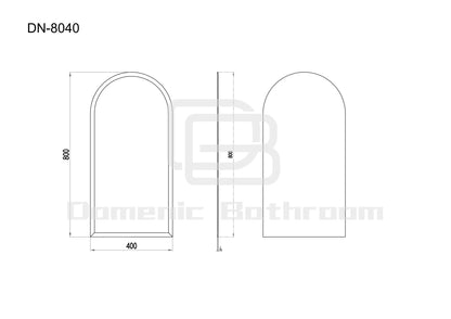 DN-8040 Arch Mirror