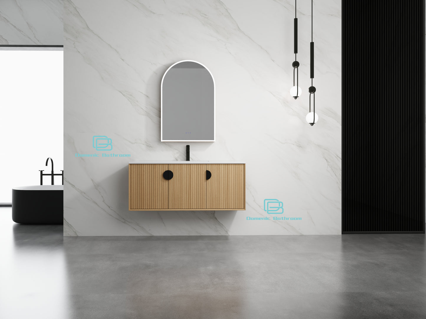 EVELYN WALL HUNG Plywood VANITY 1200MM SINGLE BASIN
