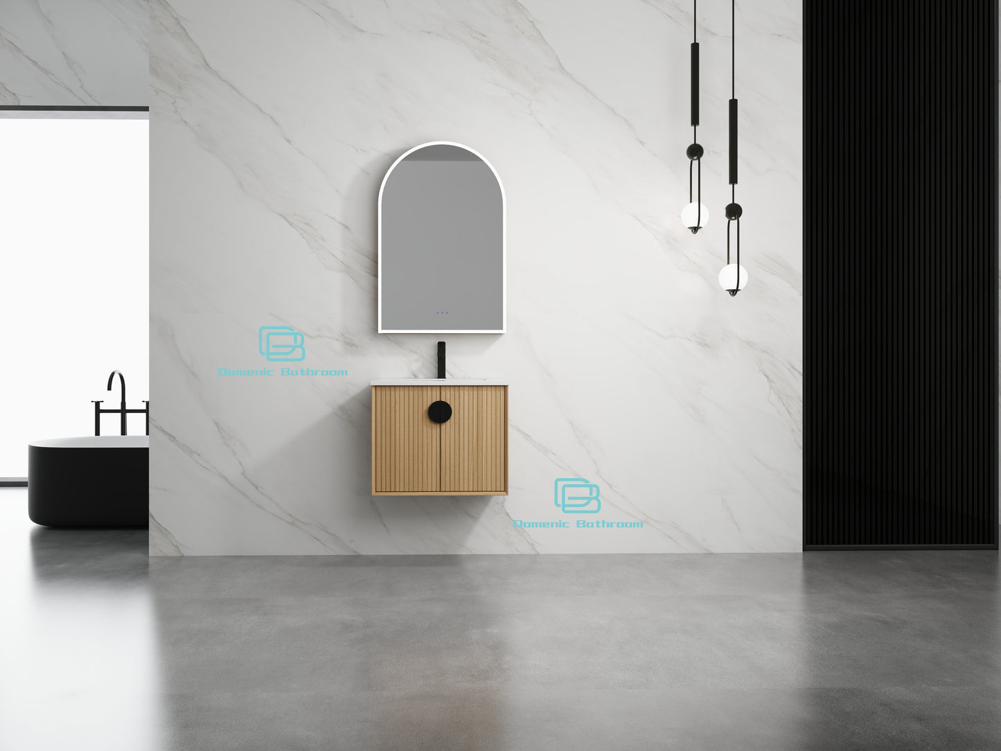 EVELYN WALL HUNG Plywood VANITY 600MM