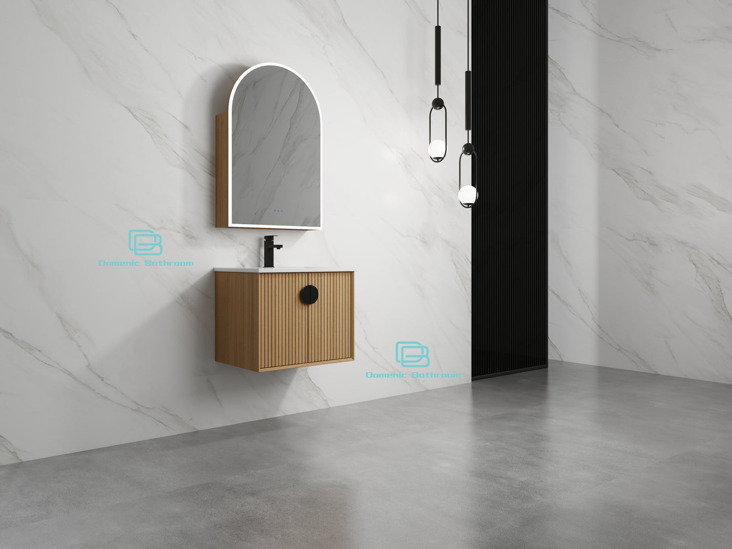 EVELYN WALL HUNG Plywood VANITY 600MM