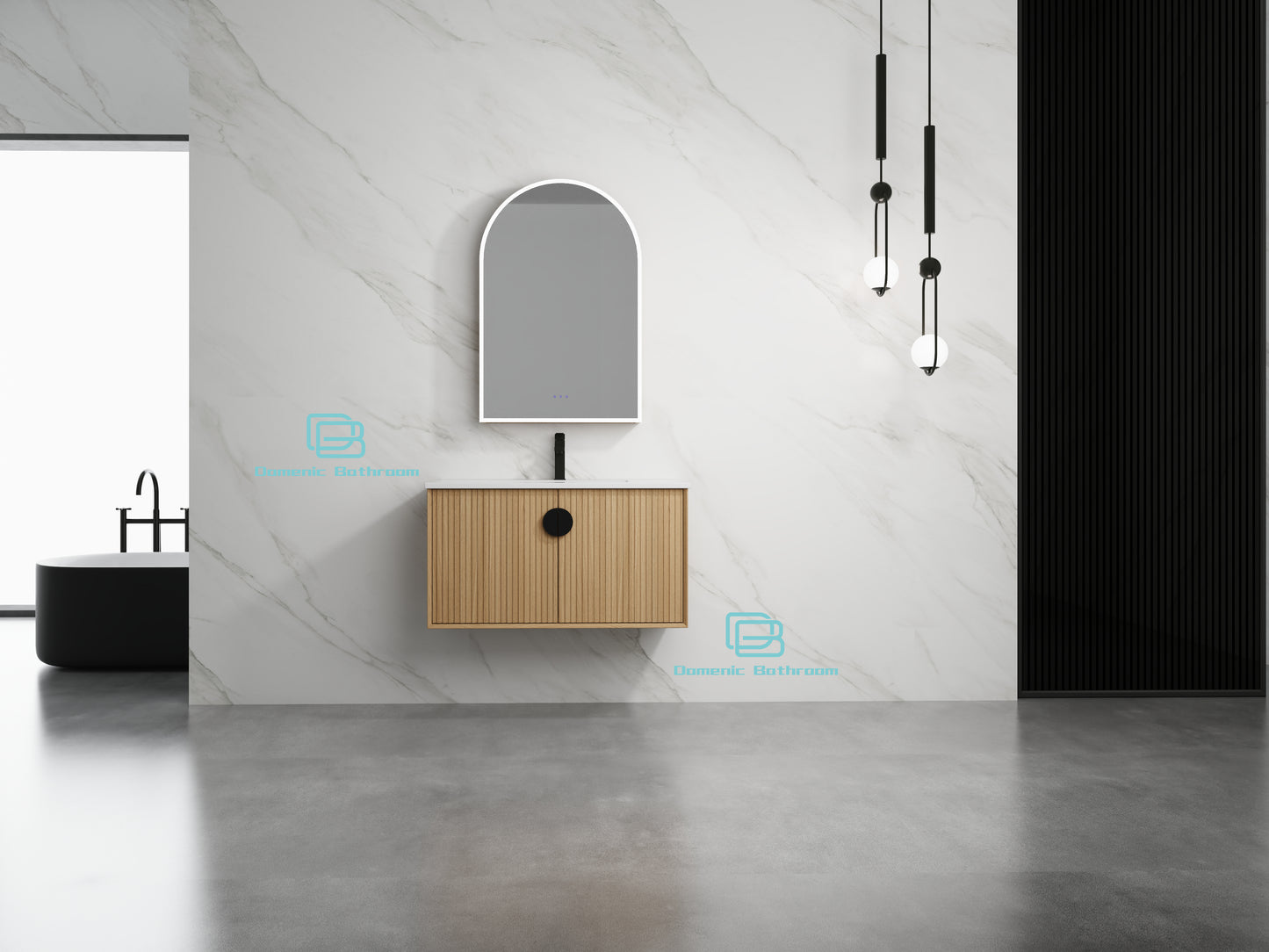 EVELYN WALL HUNG Plywood VANITY 900MM