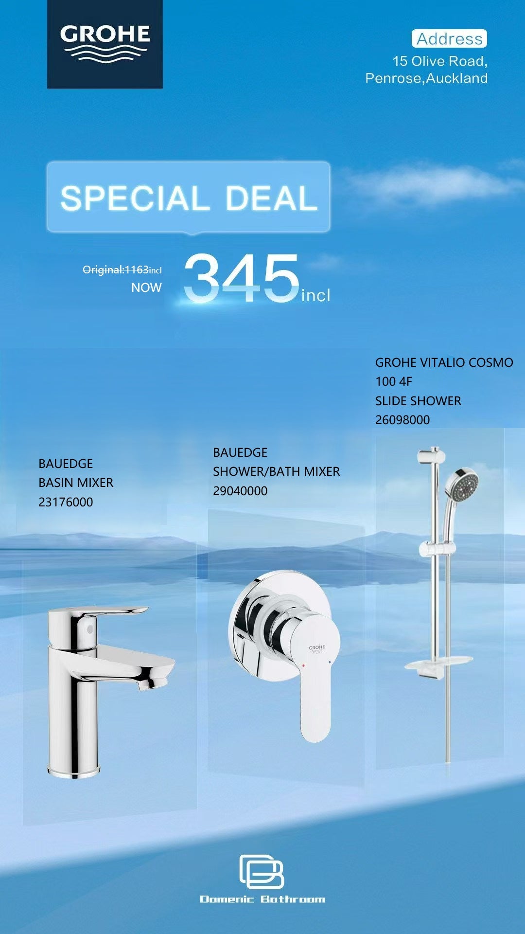 GROHE Special Deal Chrome Color Set