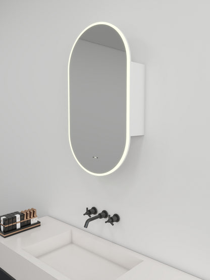 Kingo LED Mirror Cabinet Oval5090 -Clearance