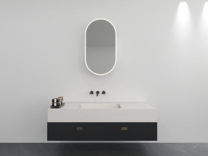 Kingo LED Mirror Cabinet Oval5090 -Clearance