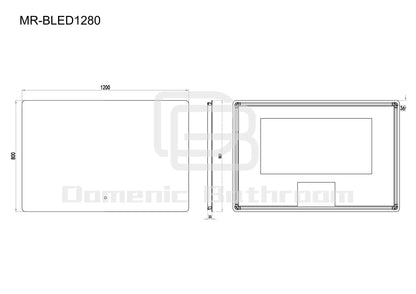 LED Mirror-BIANCA Rectangle 600/750/900/1200/1500mm