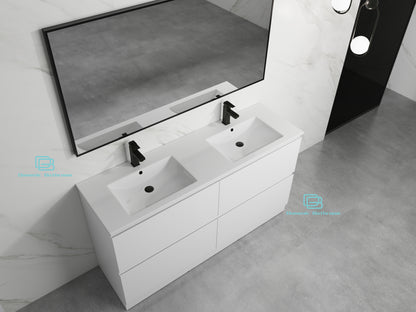 Rose FloorStanding Plywood VANITY 1500MM DOUBLE BASIN