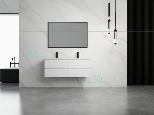 Roselyn Wall Hung Plywood VANITY 1200MM DOUBLE BASIN