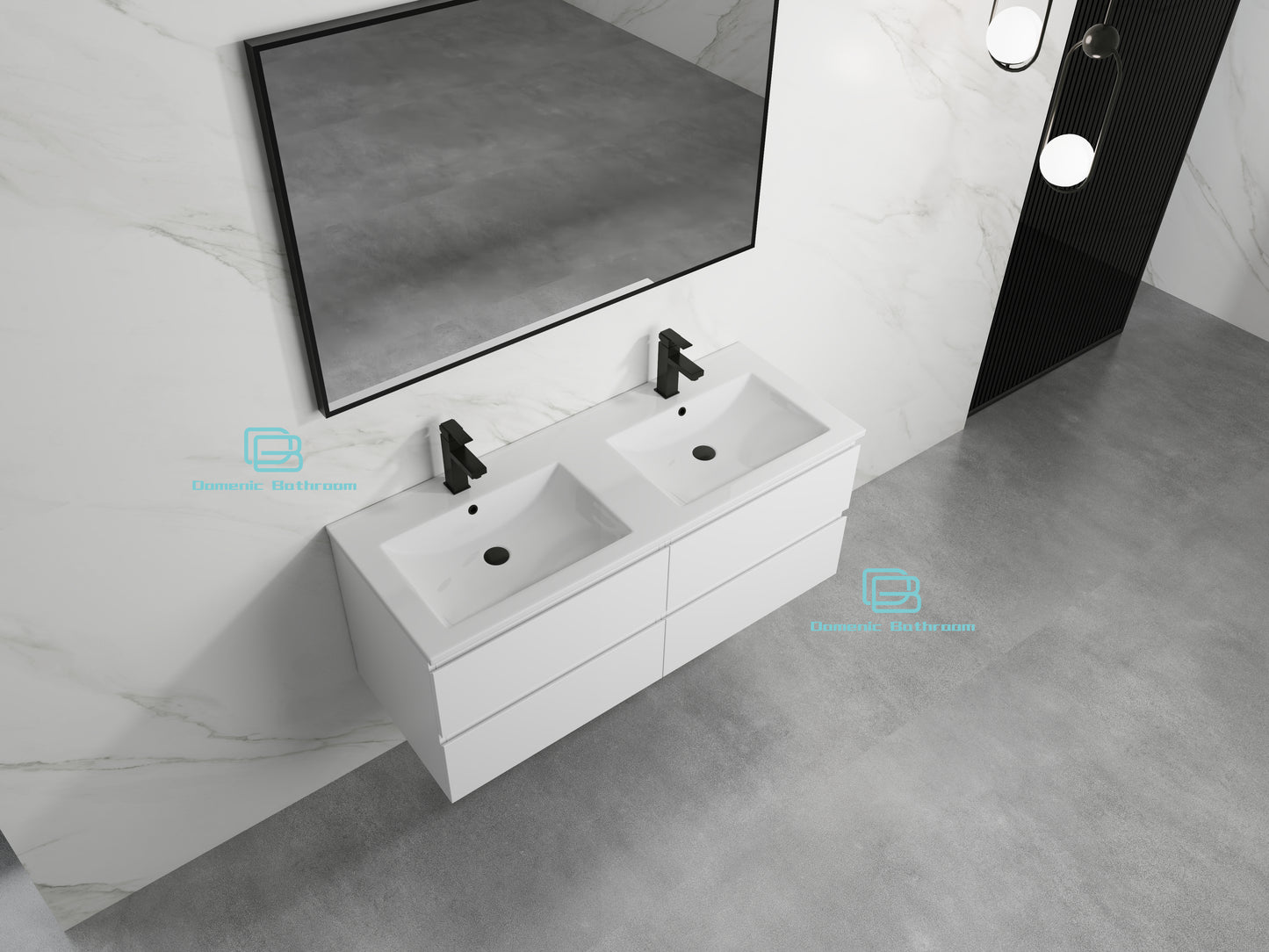 Roselyn Wall Hung Plywood VANITY 1200MM DOUBLE BASIN