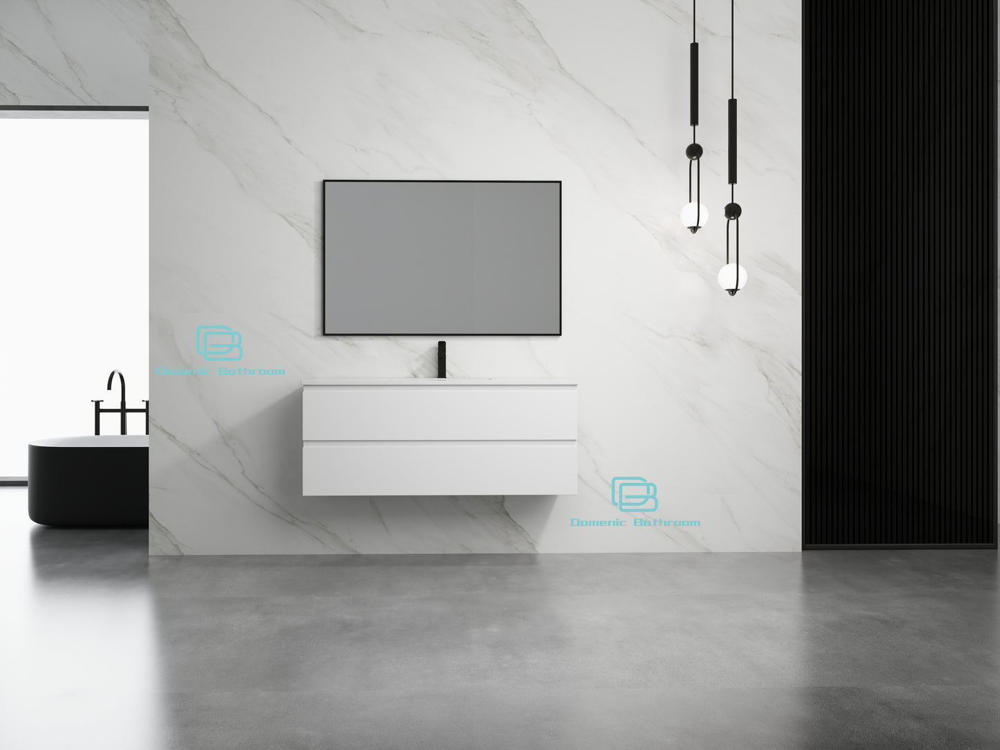 Roselyn Wall Hung Plywood VANITY 1200MM SINGLE BASIN
