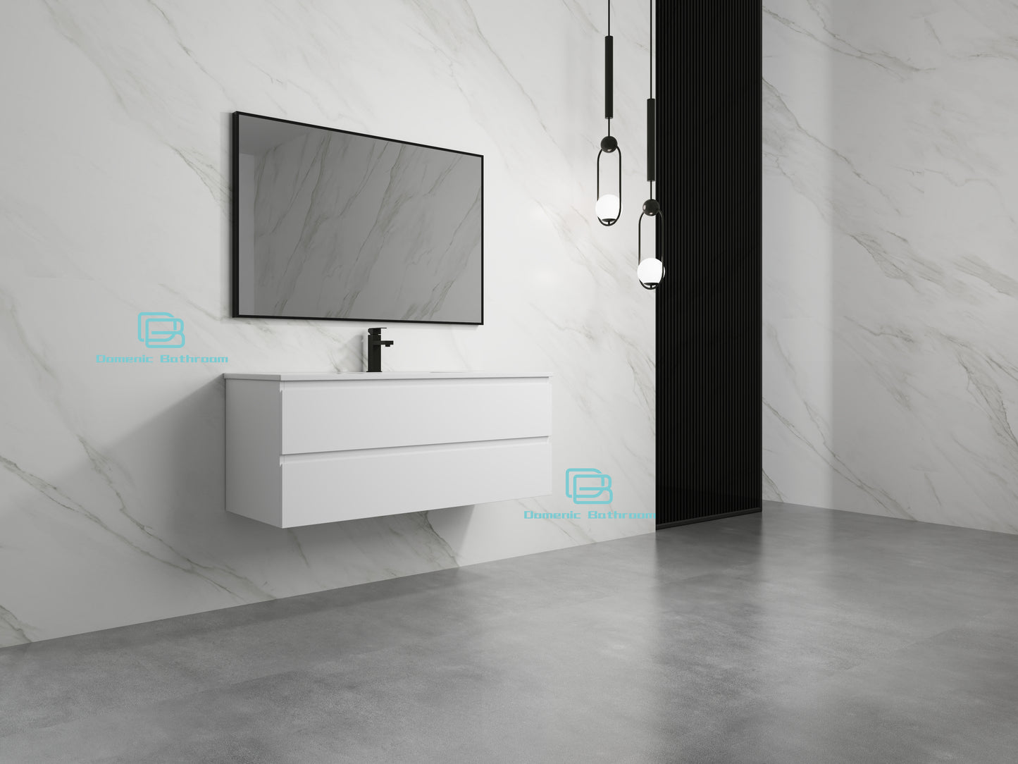 Roselyn Wall Hung Plywood VANITY 1200MM SINGLE BASIN