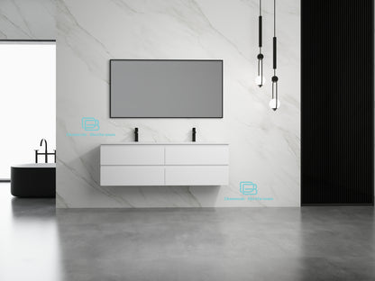 Roselyn Wall Hung Plywood VANITY 1500MM DOUBLE BASIN