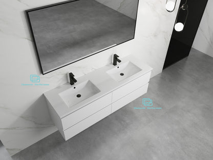Roselyn Wall Hung Plywood VANITY 1500MM DOUBLE BASIN