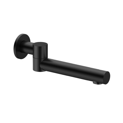 Domenic SP07 Round Swivel ChromeMatte Black/Brushed Nickel/Gun Metal Bathtub Spout