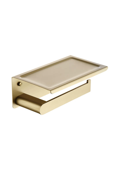 DNT5 Toilet paper roll holder with shelf