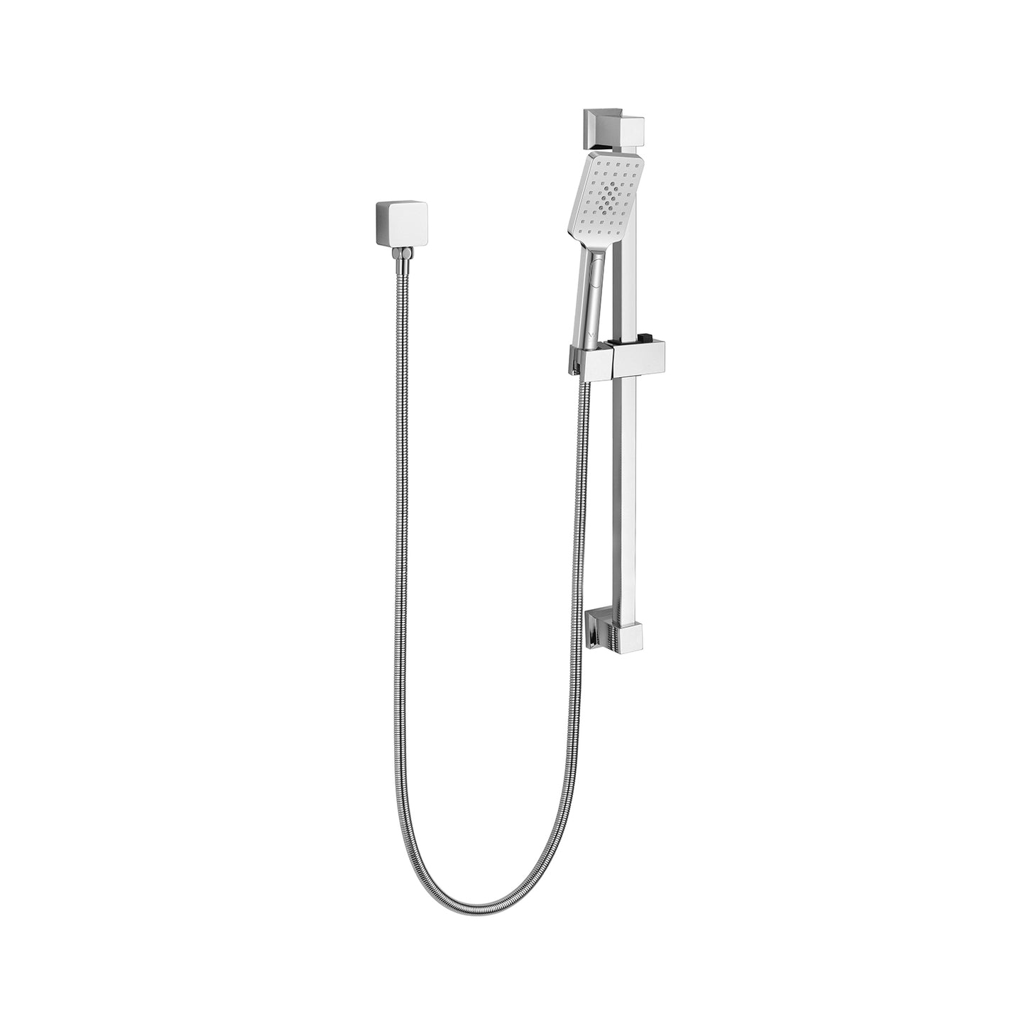 Domenic SLD06 Square Style Chrome/Matte Black/Brushed Nickel/Gun Metal Slide shower Without Mixer