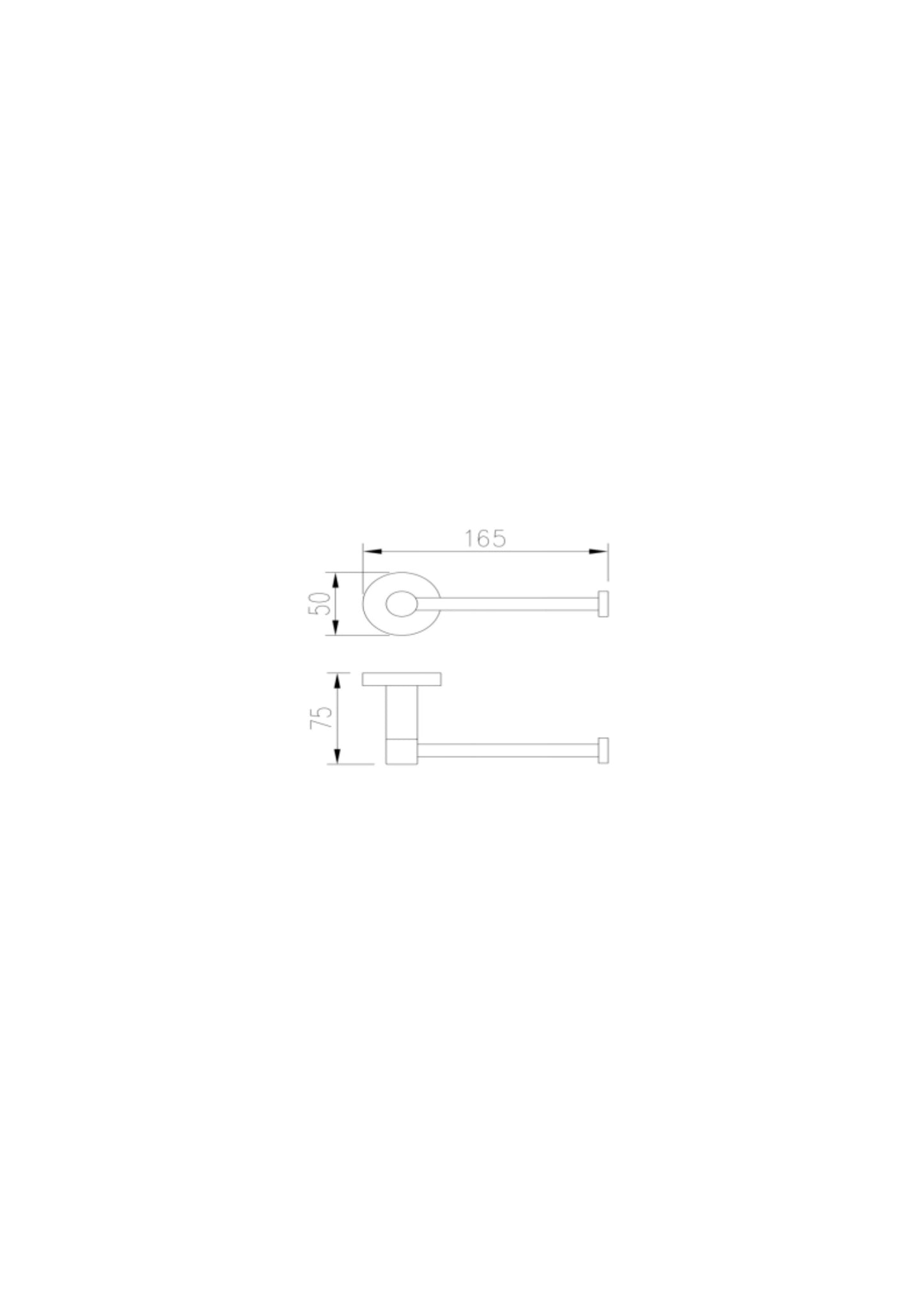 DNT7 Stainless Steel Round Toilet paper roll holder