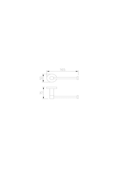 DNT7 Stainless Steel Round Toilet paper roll holder