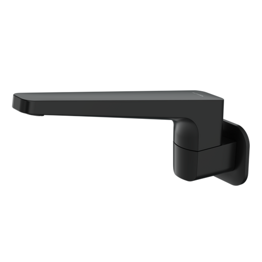 Methven Waipori Wall Mounted Swivel Bath Spout (Matte Black)