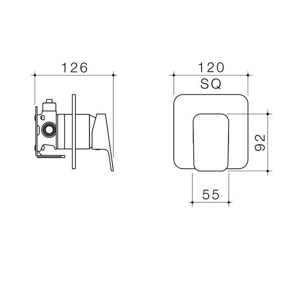 Methven Waipori MK2 Shower Mixer with FastFlow 2 - Lead Free