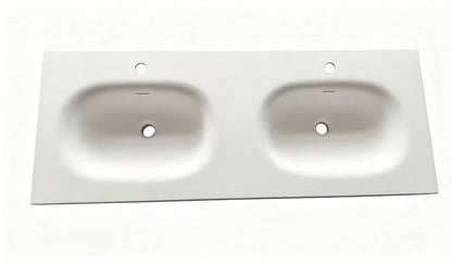 Domenic Solid Surface Vanity Top with Overflow