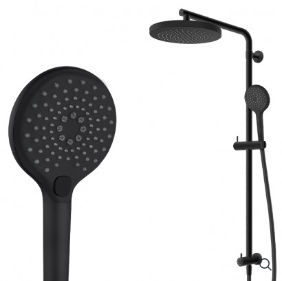 Clearance - Elementi and Bravat Shower combo - BLACK Color