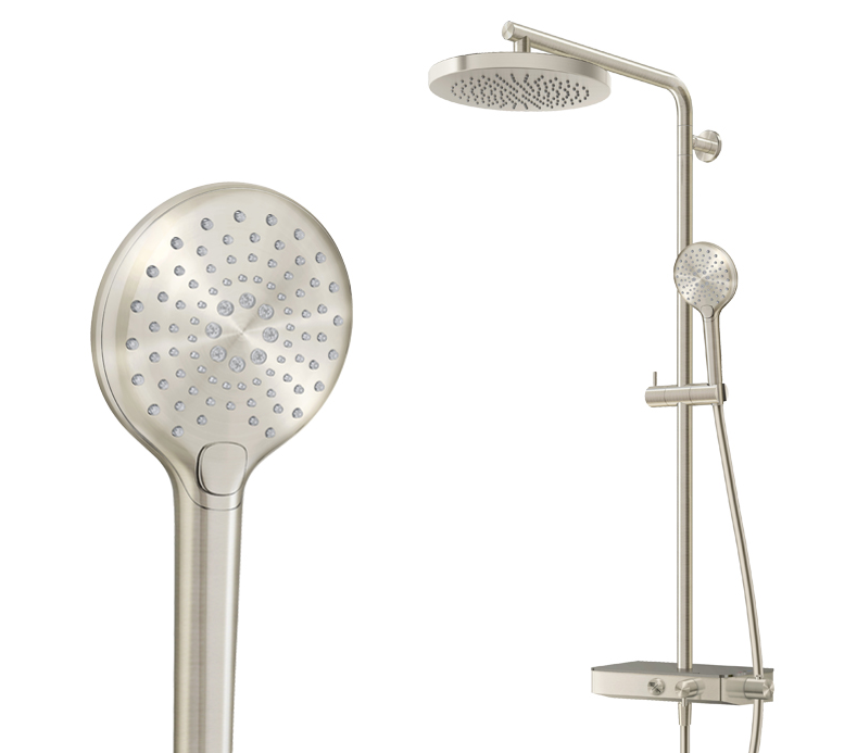 Elementi SPLASH PLUS 3FCT COLUMN SHOWER WITH INTEGRATED THERMOSTATIC SHOWER MIXER & SHELF