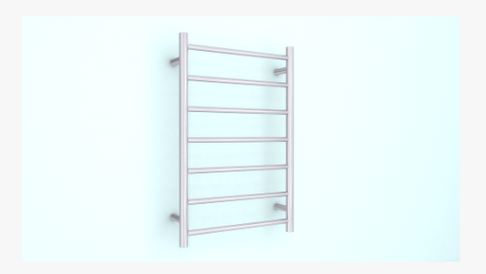 Heated Towel Rail round 7 Bars 500x750MM