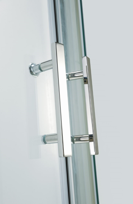 DN-99 SHOWER GLASS CURVED DOUBLE SLIDING DOOR 1900MM HIGH