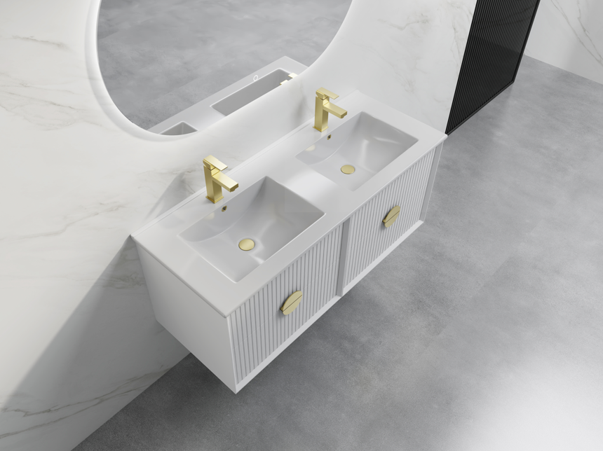 ELVA WALL HUNG Plywood VANITY 1200MM DOUBLE BASIN