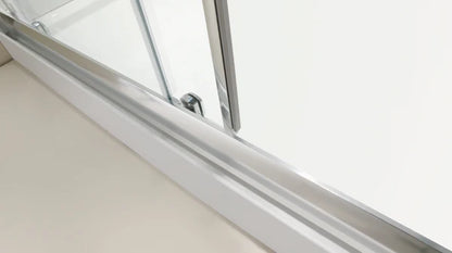 DN-8019 SHOWER GLASS SLIDING Door and Return 1900MM HIGH