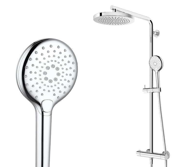 Elementi SPLASH PLUS 3FCT COLUMN SHOWER WITH INTEGRATED THERMOSTATIC MIXER