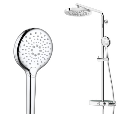 Elementi SPLASH PLUS 3FCT COLUMN SHOWER WITH INTEGRATED THERMOSTATIC SHOWER MIXER & SHELF