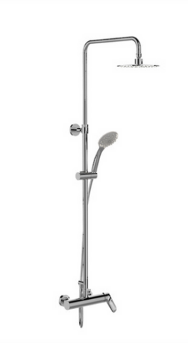 Aleo Dual Shower Column - Exposed Valve