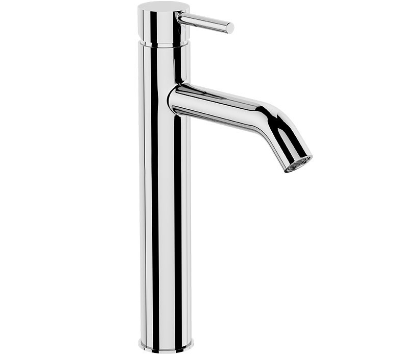 ELEMENTI UNO EXTENDED HEIGHT BASIN MIXER CURVED SPOUT