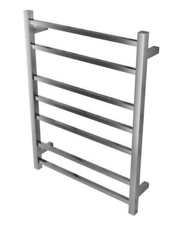 Heated Towel Rails 800H*600W 7Bars Chrome/Matte Black/Gun Metal/Brushed Nickel Square