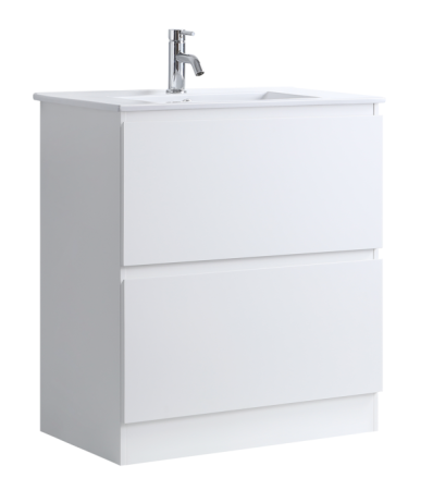 DNF 750 GLOSSY WHITE Floor Standing Plywood VANITY