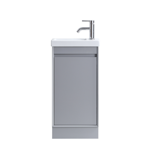 DNF 400 MATT GREY Floorstanding Plywood VANITY