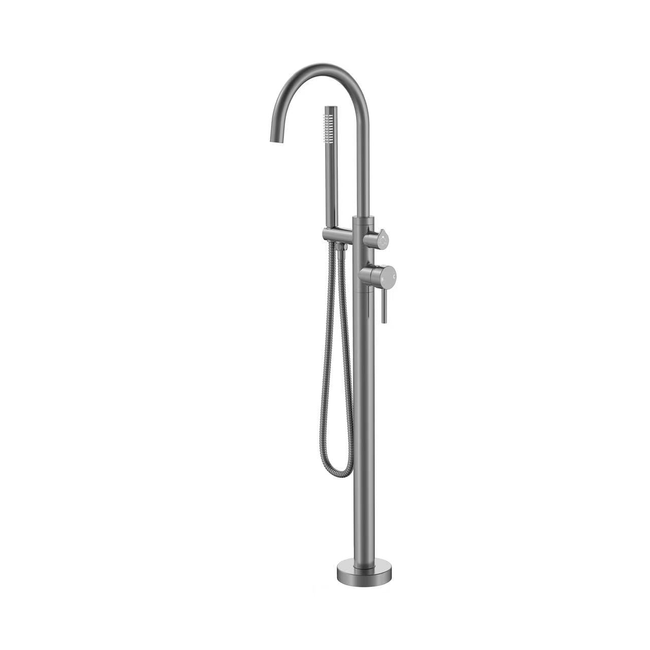 Domenic SP8688 Freestanding Bath Mixer Taps With Hand held Shower Tapware Bathtub Filler