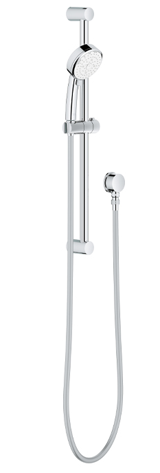 GROHE TEMPESTA COSMO 100 4F SLIDE SHOWER 600MM CHROME