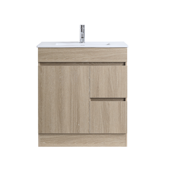 Modern faucet with brushed nickel finish
