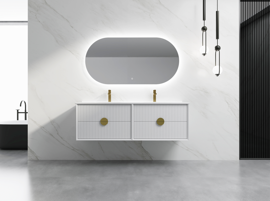 ELVA WALL HUNG Plywood VANITY 1500MM DOUBLE BASIN