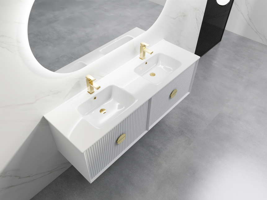 ELVA WALL HUNG Plywood VANITY 1500MM DOUBLE BASIN