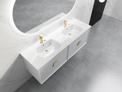ELVA WALL HUNG Plywood VANITY 1500MM DOUBLE BASIN